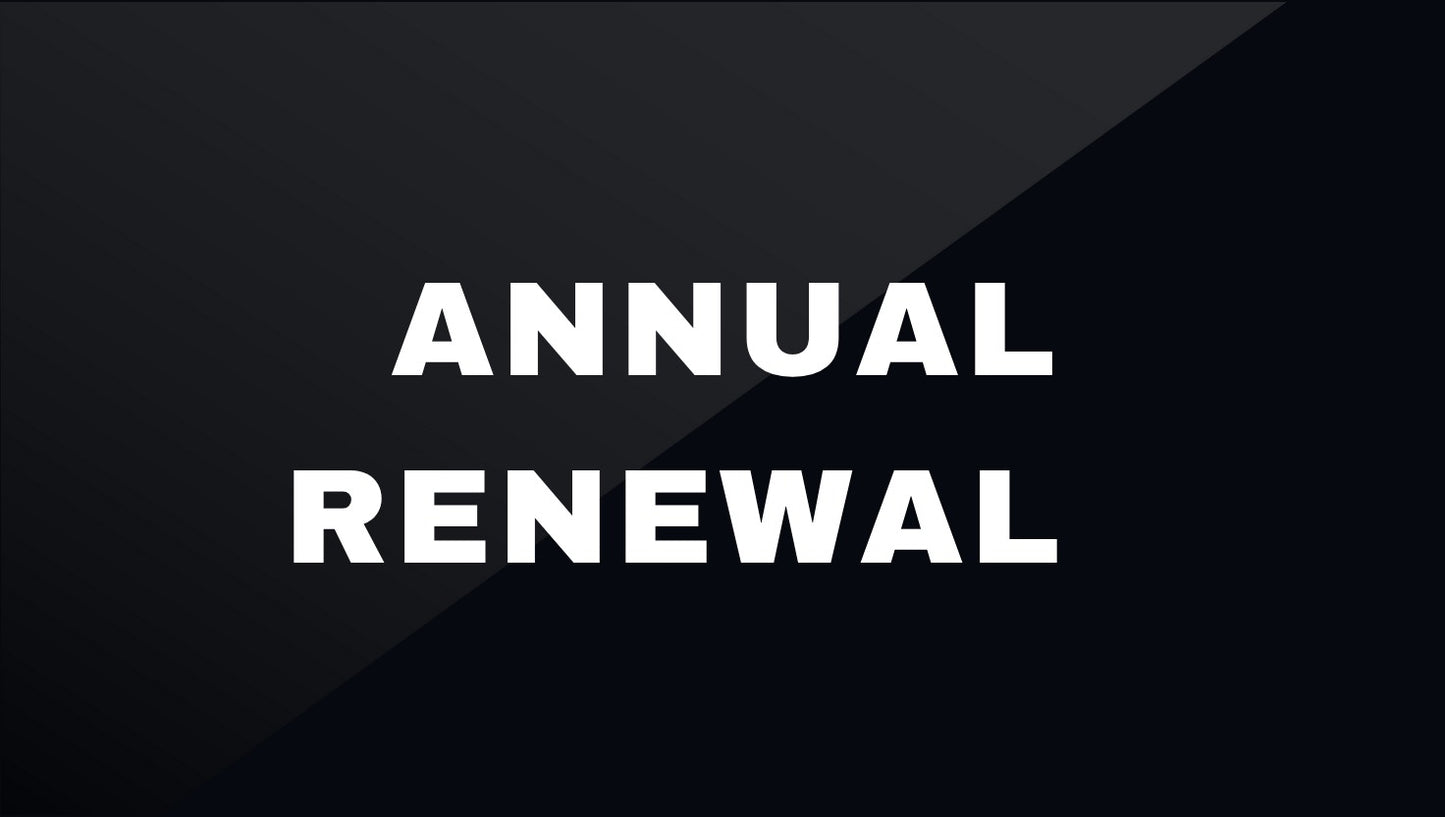 Annual Renewal